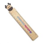 Ahşap Zürafa Cetvel - 15 cm