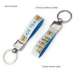 Deri Anahtarlık - Beyaz