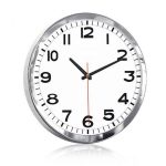 Krom Çerçeve Duvar Saati